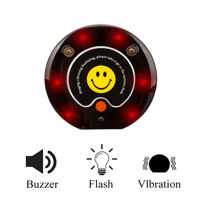 restaurant guest pager with buzzer flash and vibration features best beeper system for restaurants