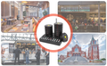 restaurant guest pager system with multiple beepers and charging base best beeper system for restaurants
