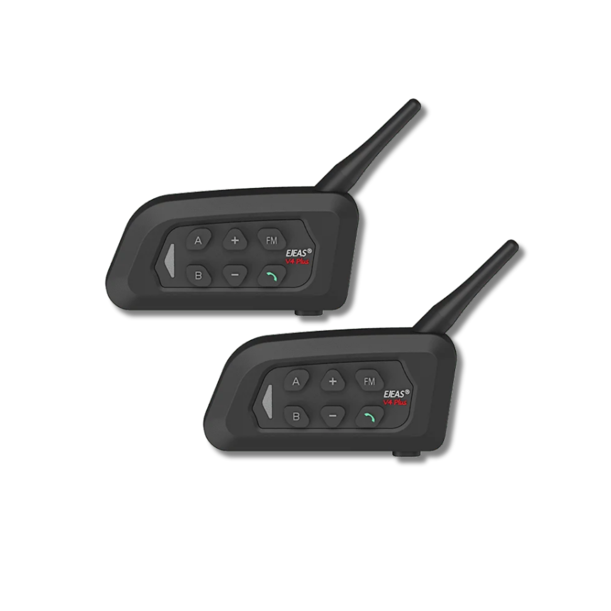 VMIDirect Bluetooth Motorcycle Helmet Intercom Headset with easy-to-use control buttons