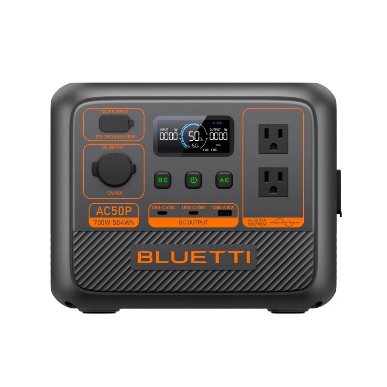 VMIDirect Portable Power Station AC50P with digital display and multiple output ports for versatile charging