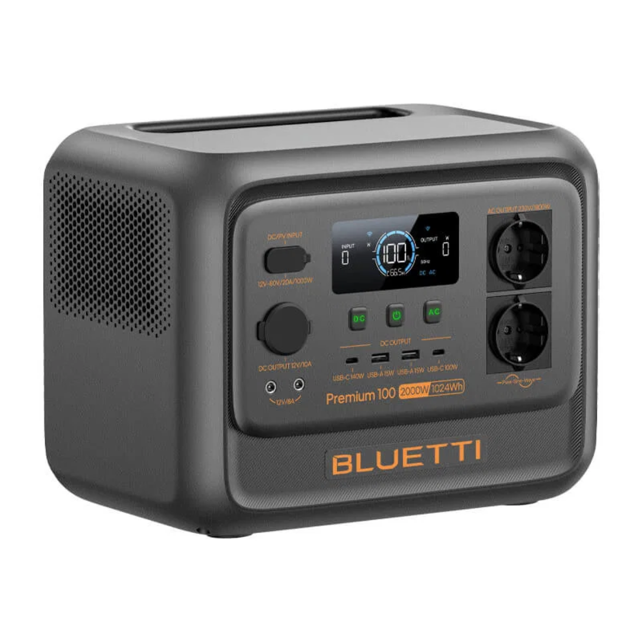 VMI DIRECT Portable Power Station in sleek design with multiple output ports and digital display