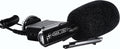 Boya BY-VM01 condenser microphone with foam windscreen and clip for clear audio recording