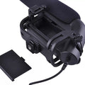 BOYA BY-VM190 video microphone with shock mount and connector for high-quality audio recording