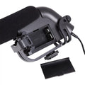 BOYA BY-VM190 video microphone with foam windscreen and adjustable mounting for cameras
