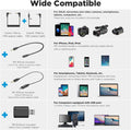 Wide compatibility guide for BOYA WMIC5 M1 wireless microphone with various devices and adapters