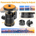 VMIDirect C-Clamp Mount And Ball Head with adjustable panoramic features for versatile photography