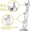 2.8m Photography Light Stand Stainless Steel With Air Cushion Aluminum Camera Adjustable Light Stand