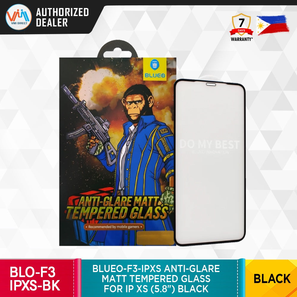 Blueo Anti-Glare matt tempered glass, Recommended by mobile gamers / VMI Direct