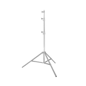 2.8m Photography Light Stand Stainless Steel With Air Cushion Aluminum Camera Adjustable Light Stand