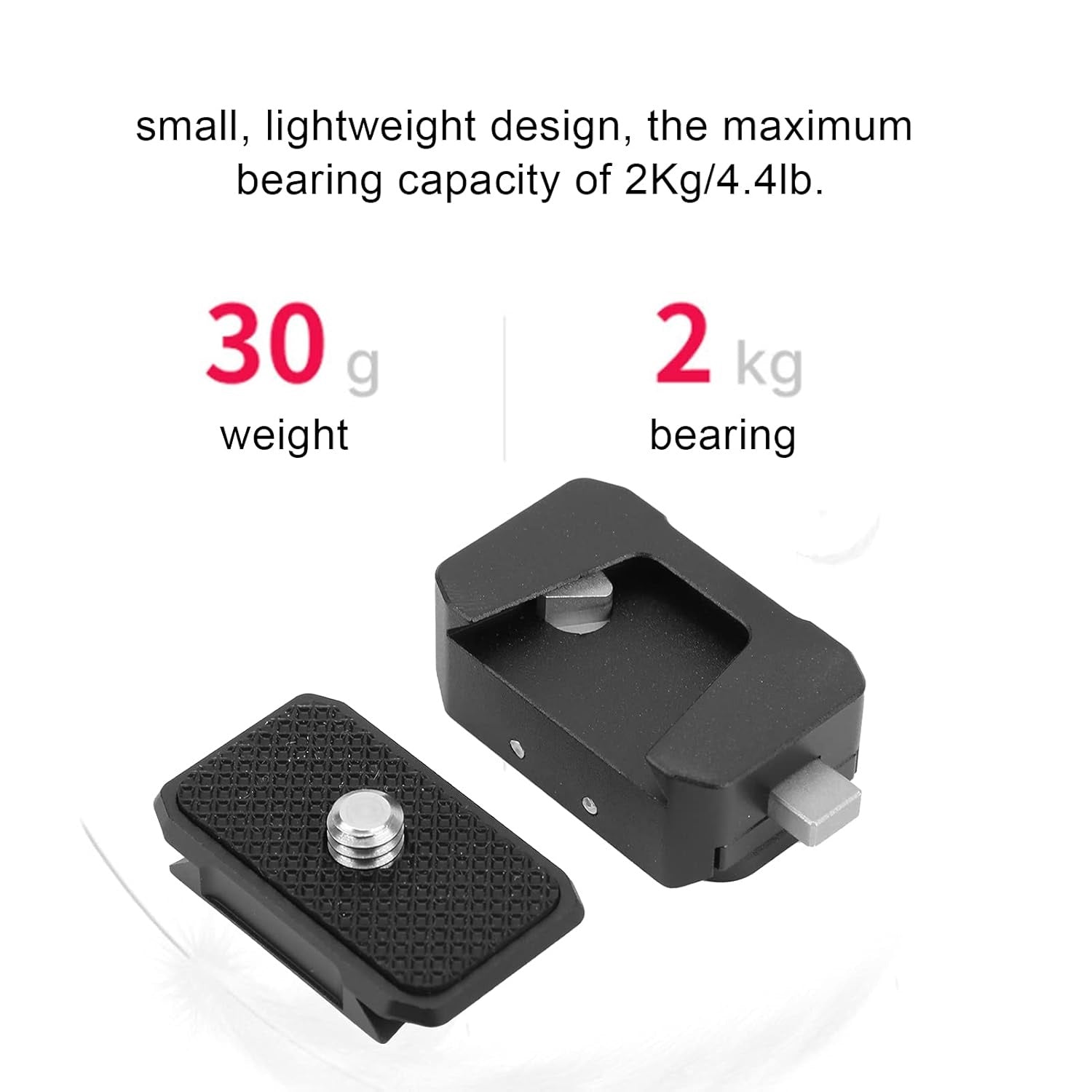 VMIDirect Camera Quick Release Base Kit with lightweight design and 2 kg bearing capacity