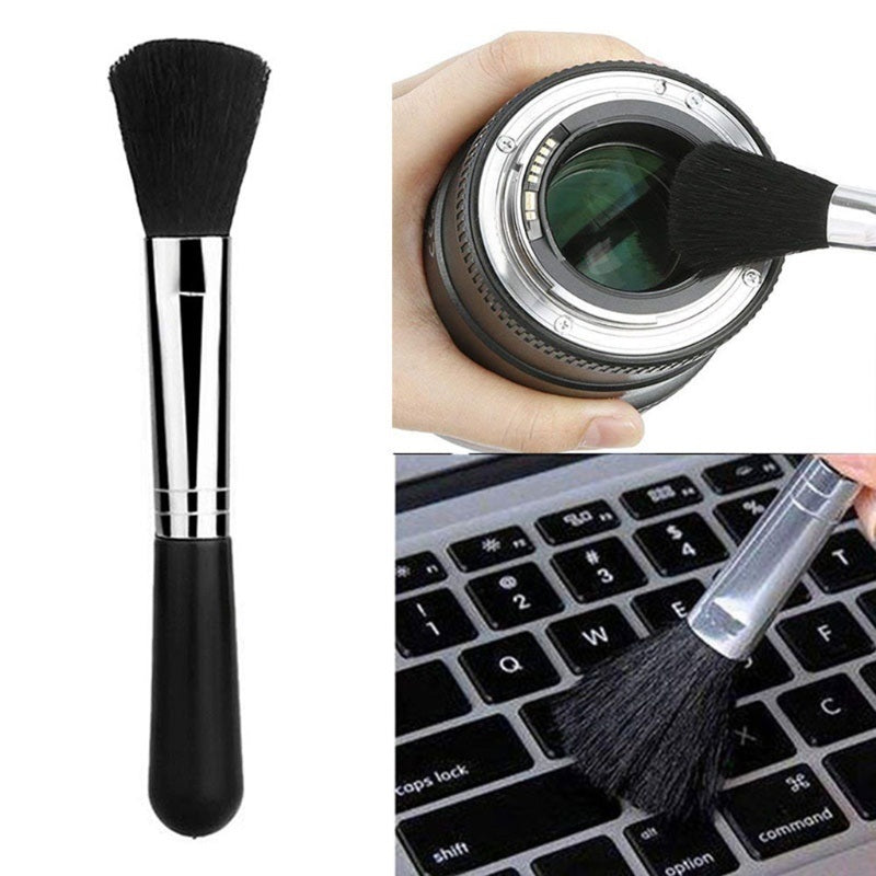 Canon camera cleaning kit featuring a soft brush for lens and keyboard cleaning