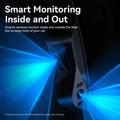 Automatic cat box litter with smart monitoring cameras inside and outside for enhanced tracking