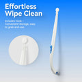 VMIDirect litter box cleaning brush with ergonomic design for easy use and convenient storage