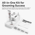 VMIDirect Pet Trimmer All-in-One Grooming Kit with Blades, Combs, Brush, and Adapter for Home Use