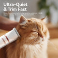 VMIDirect Pet Trimmer designed for stress-free grooming with low vibration for noise-sensitive cats