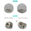 Mars Premium cat litter showing low and heavy dust options with clumping properties for easy cleanup