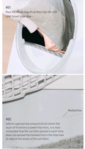 Instructions for using Mars Premium cat litter with CAT-LINK Smart Litter Box for optimal performance