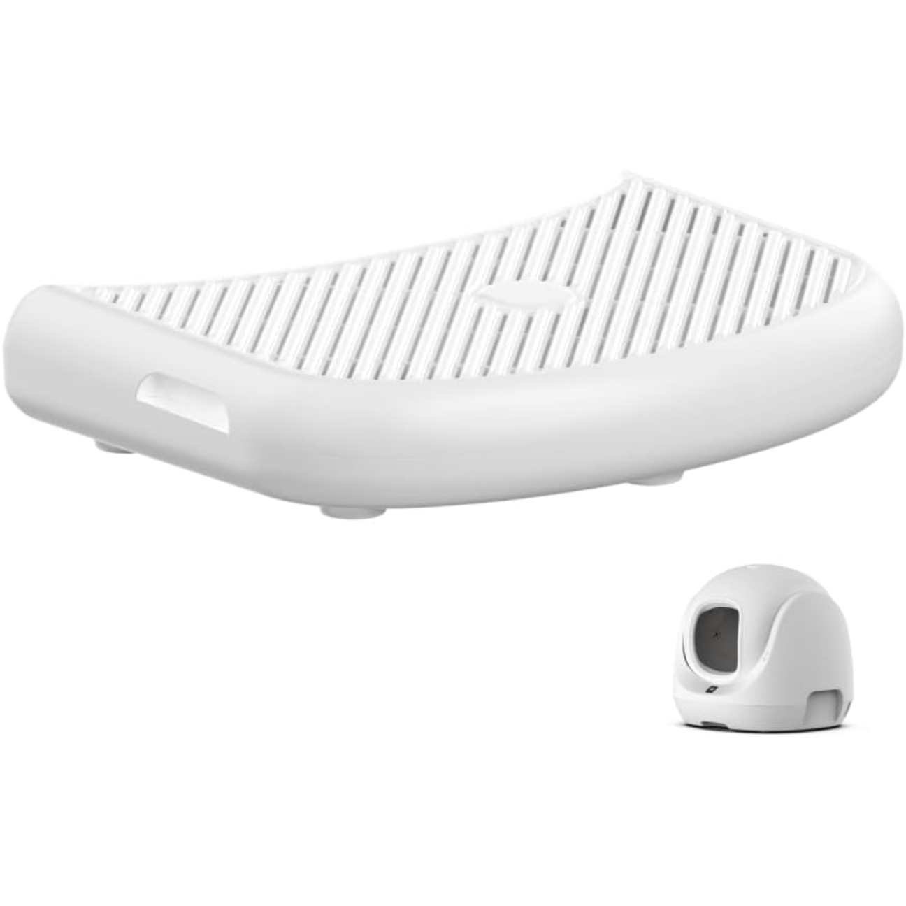 CATLINK Ramp 2 Litter Box White Accessory for Easy Cat Entrance and Exit