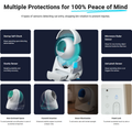 VMIDirect Scooper Pro X AI Cat Litter Box with Advanced Sensing Technology for Safe and Efficient Cleaning