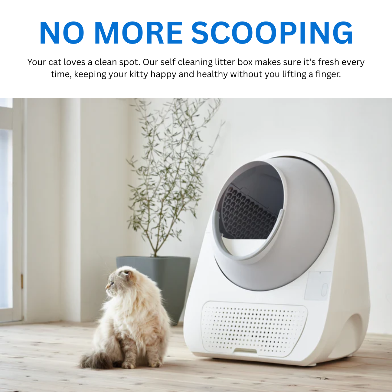 VMIDirect Scooper Pro X AI Self-Cleaning Cat Litter Box for a Fresh and Clean Environment