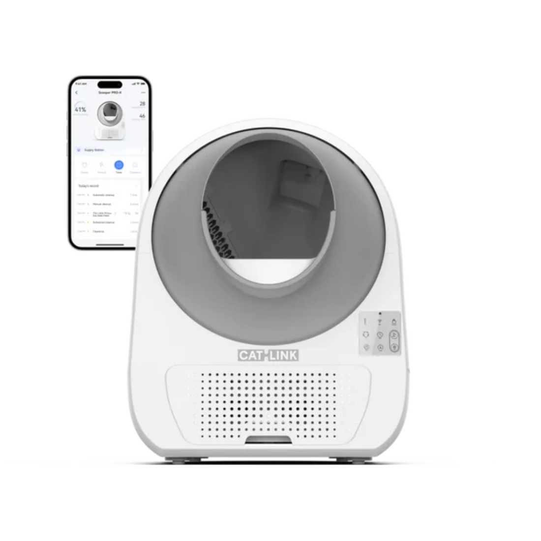 CATLINK Smart Cat Litter Box with app control for the Scooper Pro X AI technology