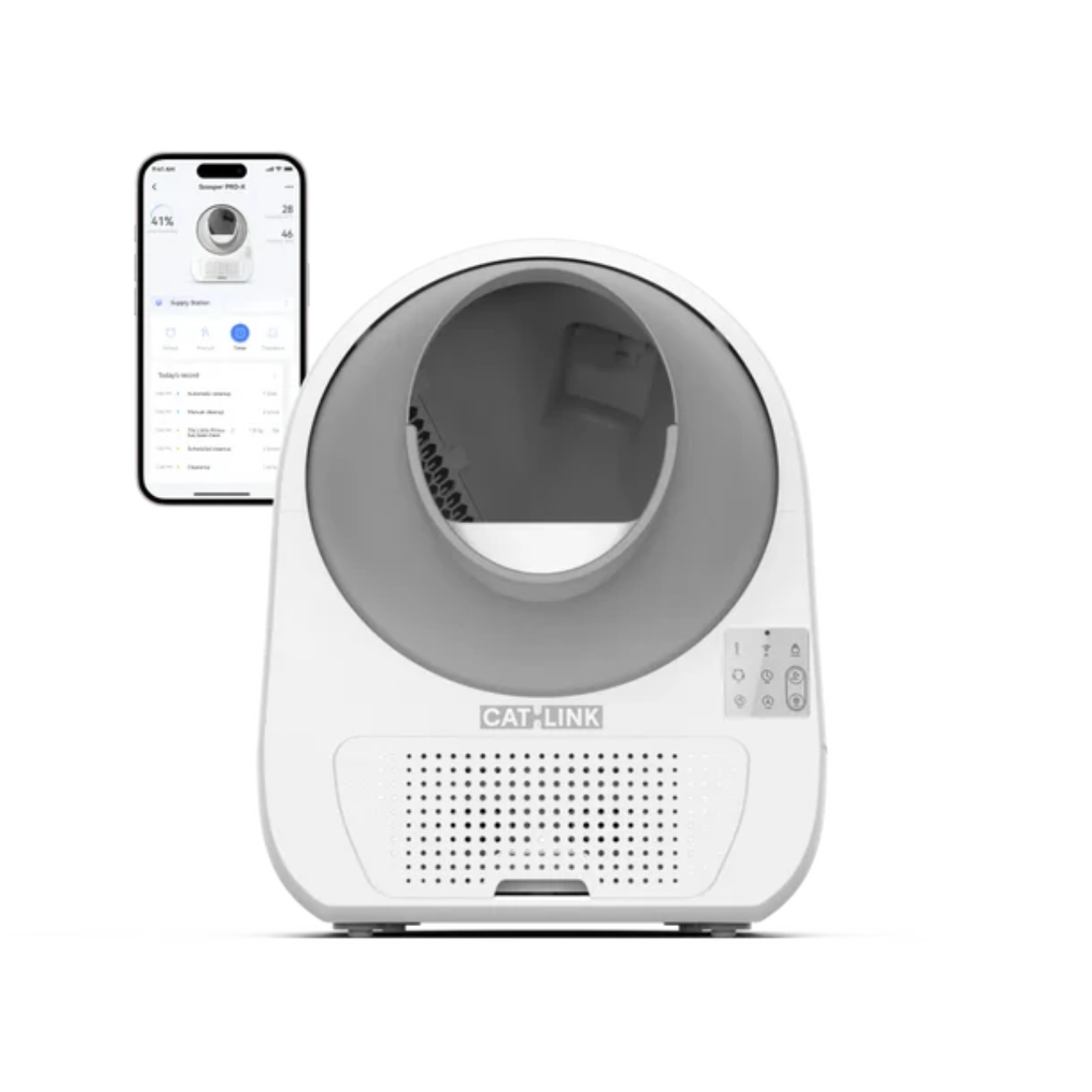 CATLINK Smart Cat Litter Box with app control for the Scooper Pro X AI technology