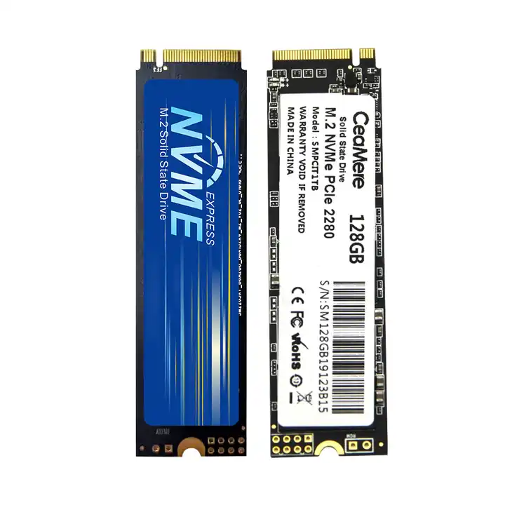 Internal High-Speed Solid State Drive 128GB M.2 NVMe for Fast Data Storage and Retrieval