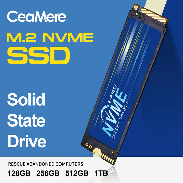 CeaMere M.2 NVME Solid State Drive in various capacities including Internal High-Speed Solid State Drive