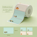 VMIDirect White Thermal Label Stickers in four cute childhood dream designs, perfect for labeling and crafting