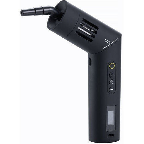 Colbor CF5 portable fog machine in black with adjustable output and digital display for photography use