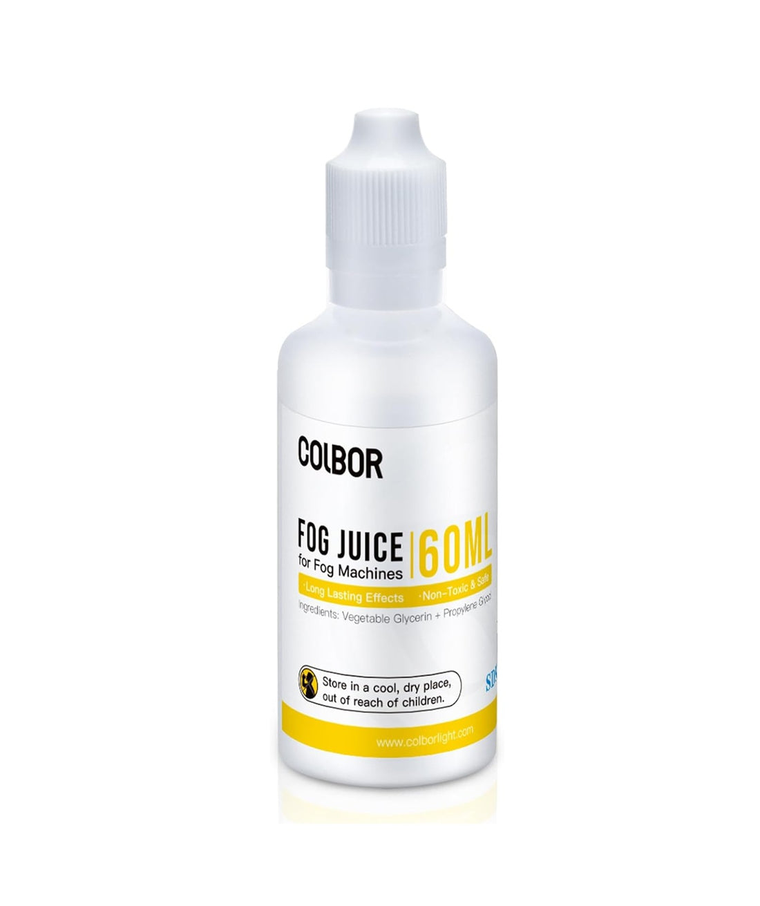 COLBOR fog machine liquid for COLBOR CF5 in 60ML bottle for creating long-lasting fog effects