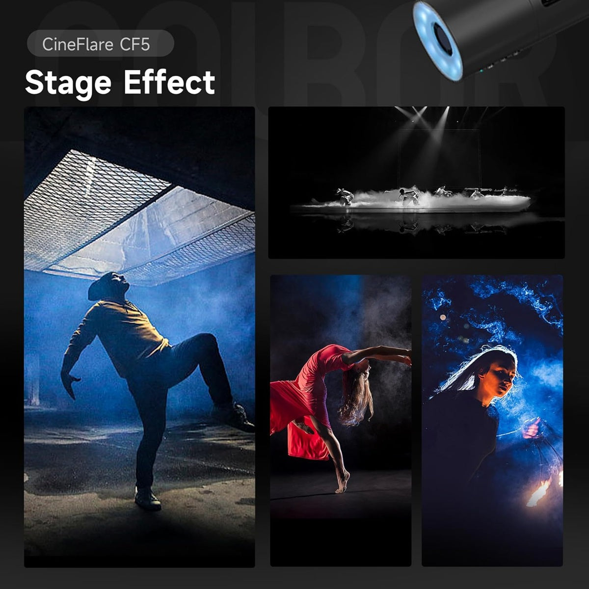 Fog machine liquid for COLBOR CF5 used to create stunning stage effects in performances