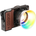 Portable LED video light 100W with adjustable color and brightness for professional lighting
