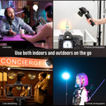 COLBOR W60 portable LED light for interviews, live streaming, and portrait photography