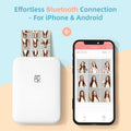 VMIDirect Color Photo Printer Kit with Bluetooth Connection for iPhone and Android Devices