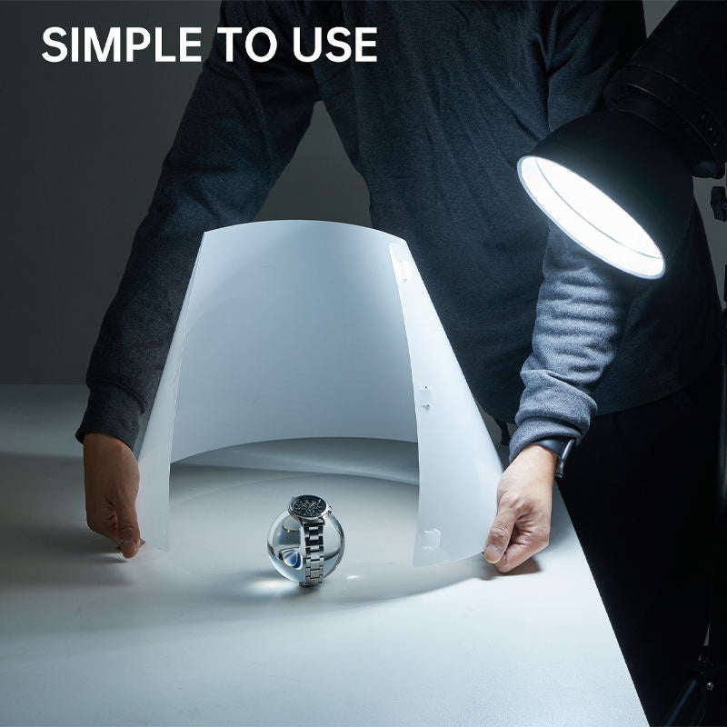 VMIDirect Cone Flash Diffuser for easy lighting control while photographing glass objects