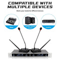 Conference microphone system with dual mics and compatibility for various devices