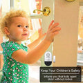 Affordable Wireless Alarm for Doors and Window installed on door to keep children safe