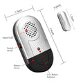 Affordable wireless alarm for doors and window with alarm horn and low battery indicator