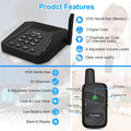 Daytech CI05 WT22 Walkie Talkie Intercom Set with VOX hands-free, 21 channels, and adjustable volume levels
