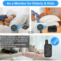 Daytech CI05 WT22 Walkie Talkie Intercom Set used as a monitor for elderly and kids
