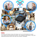 Daytech CI05 WT22 Walkie Talkie Intercom Set showing no WiFi needed with family using intercom inside home