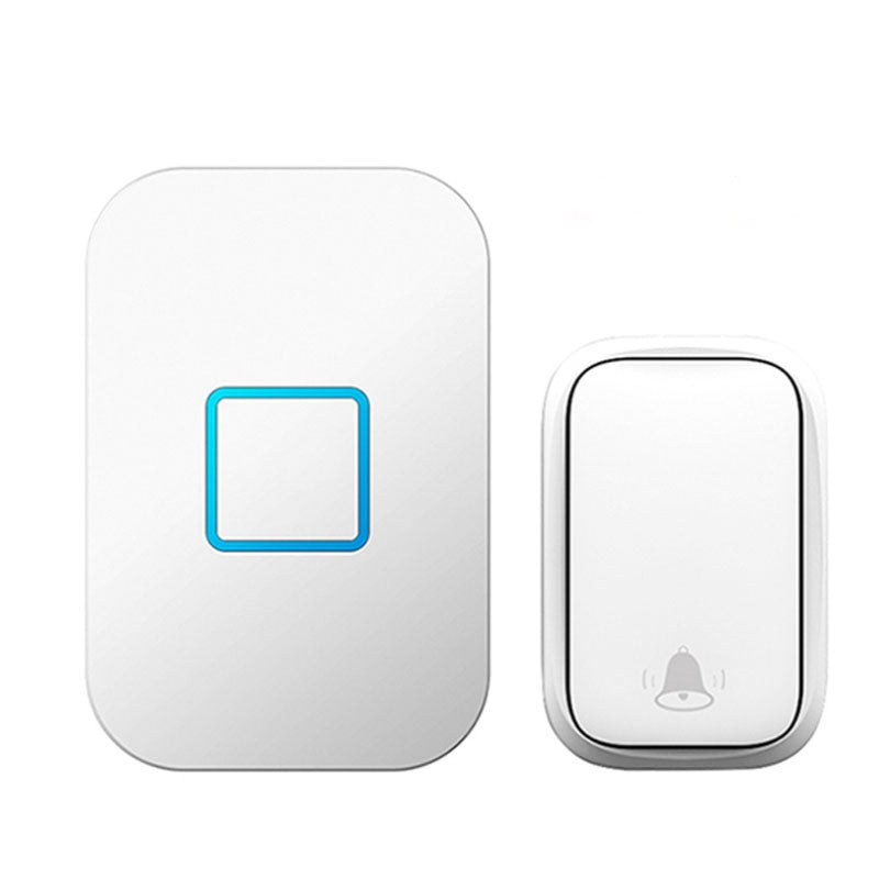 Daytech DB09 Doorbell for Home black wireless doorbell set with blue LED indicator