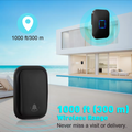 Daytech DB09 Doorbell for Home wireless alarm system with 1000 ft range near modern house and pool