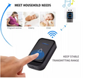 DAYTECH DB27 Doorbell for home with wireless transmitter and easy press button
