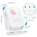 DAYTECH HW09 doorbell motion detector with 270 degree rotating bracket and volume control