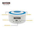 Rechargeable Siren for Office and Shop with USB interface power switch and LED lights