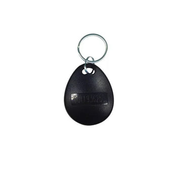 Black Daytech RFID Tag Card key fob with metal key ring