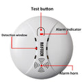 DAYTECH SM02 Smoke Alarm with test button alarm indicator detection window and alarm horn