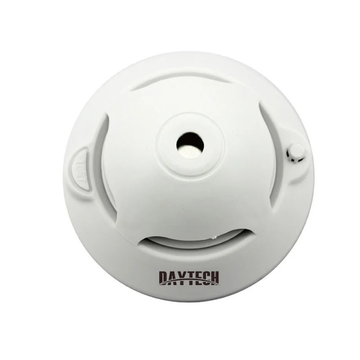 DAYTECH SM06TA smoke detector white circular home security alarm system device
